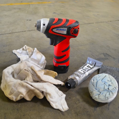 ARS1207R Li-ion 12V 3" Mini Polisher with Headlight Restoration Kit